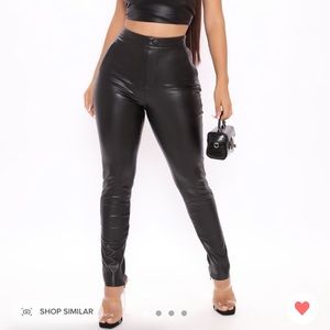 Fashion Nova faux leather pants